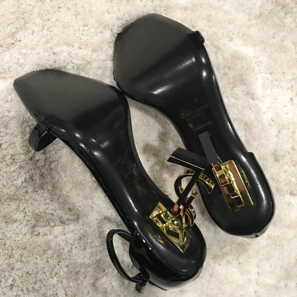 Saint Laurent Opyum Heeled Sandals 39 - Picture 6 of 6